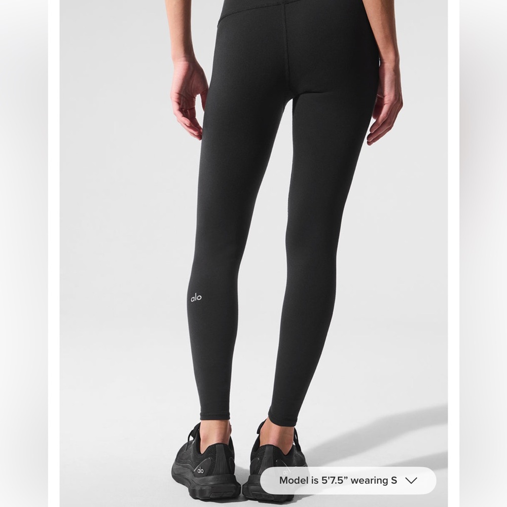 ALO Yoga 7/8 High Waist Airbrush Legging - Black
